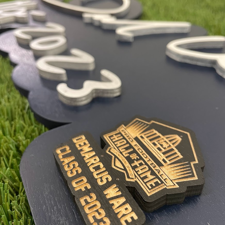 DeMarcus Ware 3D Signature Color Wall Sign - DS