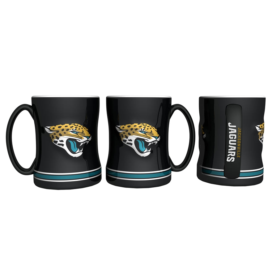 Jaguars 14oz Relief Sculpted Mug Pro Football Hall of Fame