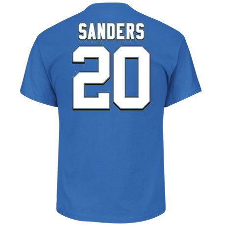 Lions Barry Sanders Hall of Fame Name and Number T-Shirt