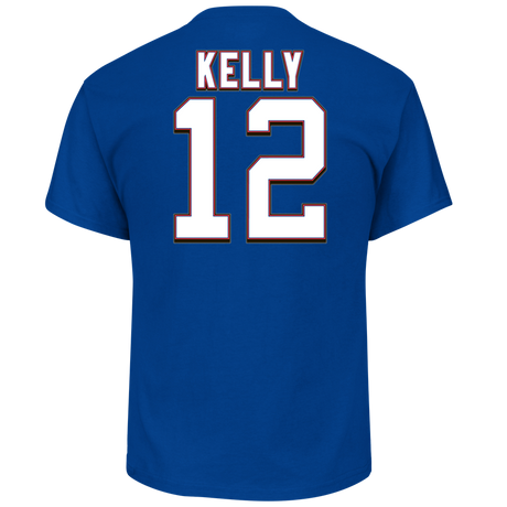 Bills Jim Kelly 2017 Hall of Fame Name and Number T-Shirt