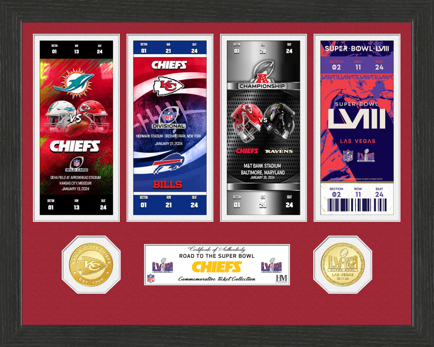 Kansas City Chiefs AFC Champions Road To Super Bowl LVIII Ticket And B ...