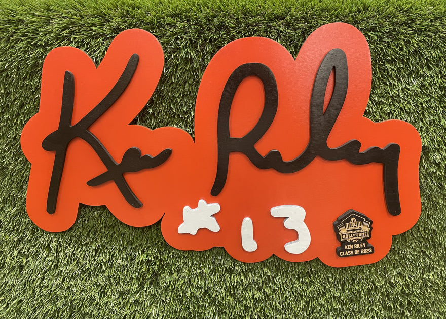 Ken Riley 3D Signature Color Wall Sign - DS