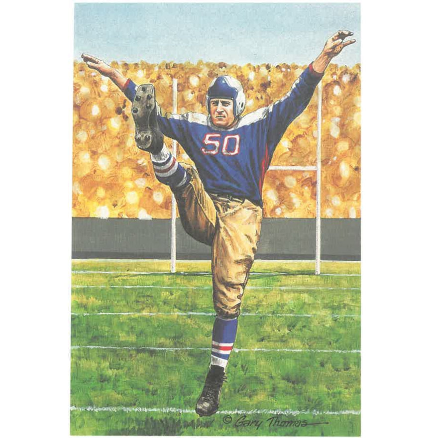 Ken Strong Goal Line Art Proof Card Pro Football Hall of Fame