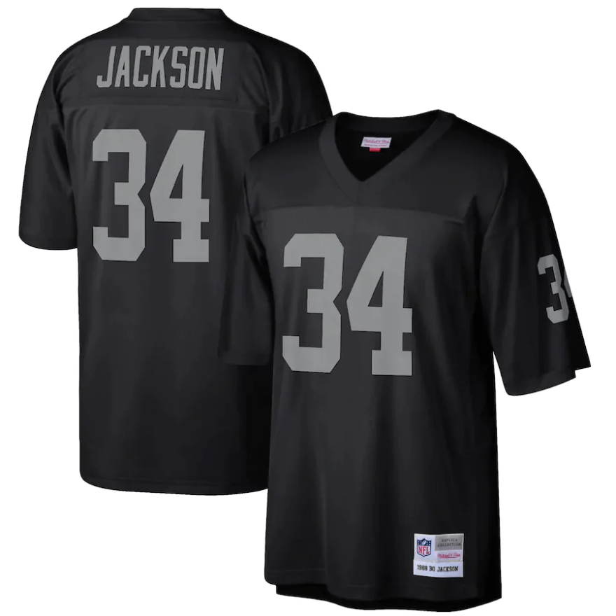 Raiders Bo Jackson Men's Mitchell & Ness Legacy Jersey 1988