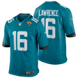 Jaguars Trevor Lawrence Men's Teal Nike Game Jersey