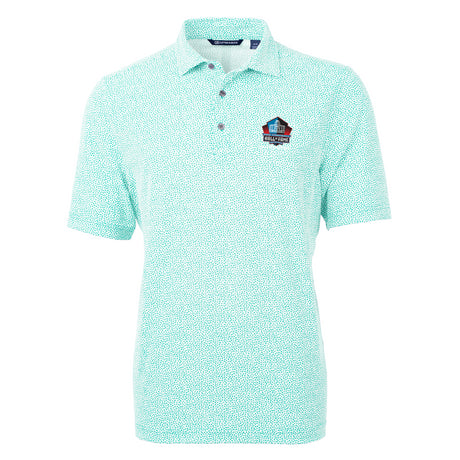 Hall of Fame Cutter & Buck Men's Virtue Eco Pique Botanical Print Recycled Mint Polo