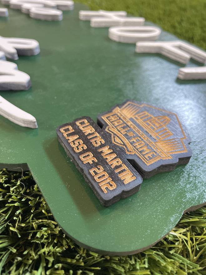 Curtis Martin 3D Signature Color Wall Sign - DS