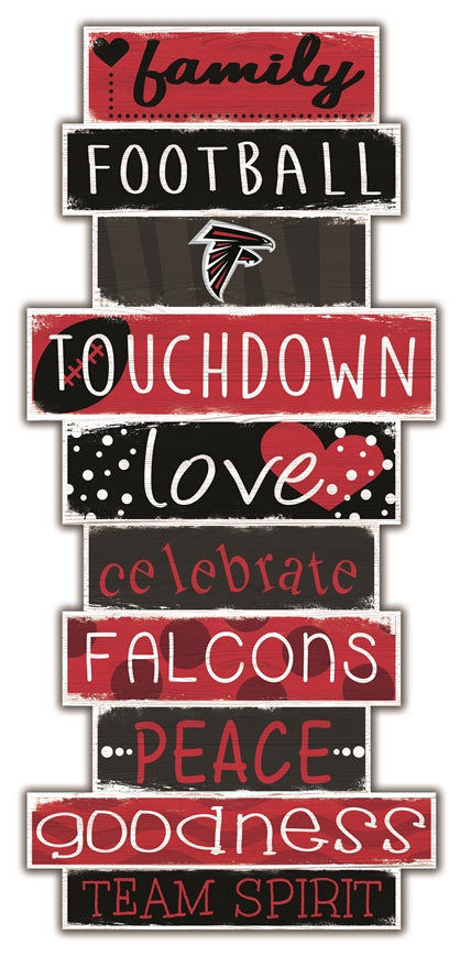 Falcons Celebrations Stack 24" Sign Pro Football Hall of Fame
