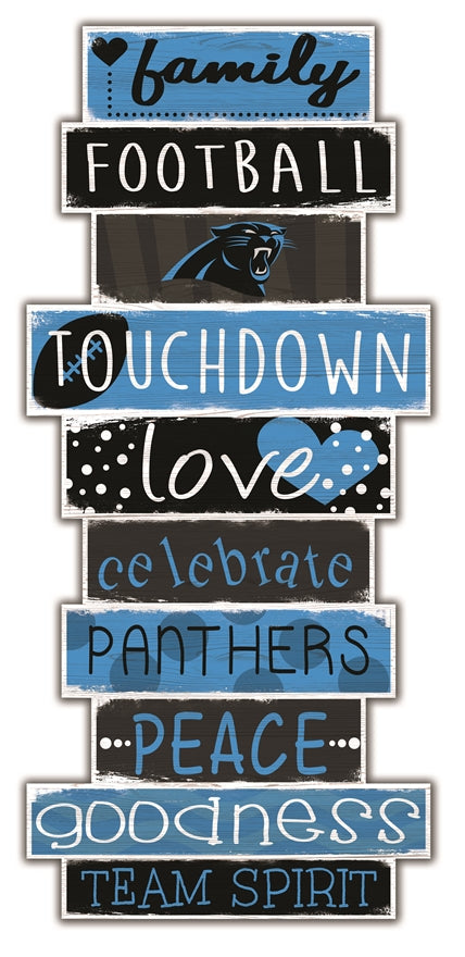 Panthers Celebrations Stack 24" Sign Pro Football Hall of Fame