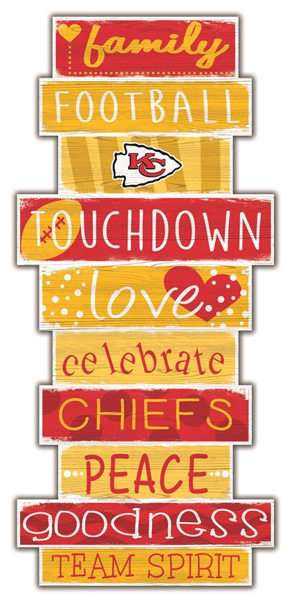 Chiefs Celebrations Stack 24" Sign Pro Football Hall of Fame