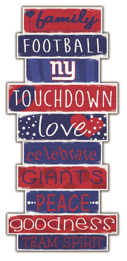 Giants Celebrations Stack 24" Sign Pro Football Hall of Fame