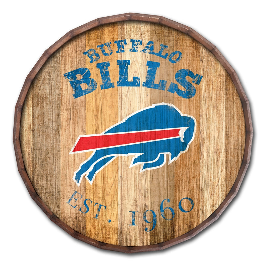 Bills 24'' Established Date Barrel Top Pro Football Hall of Fame
