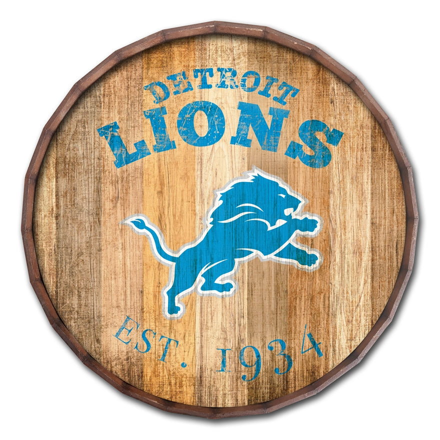 Lions 24'' Established Date Barrel Top Pro Football Hall of Fame