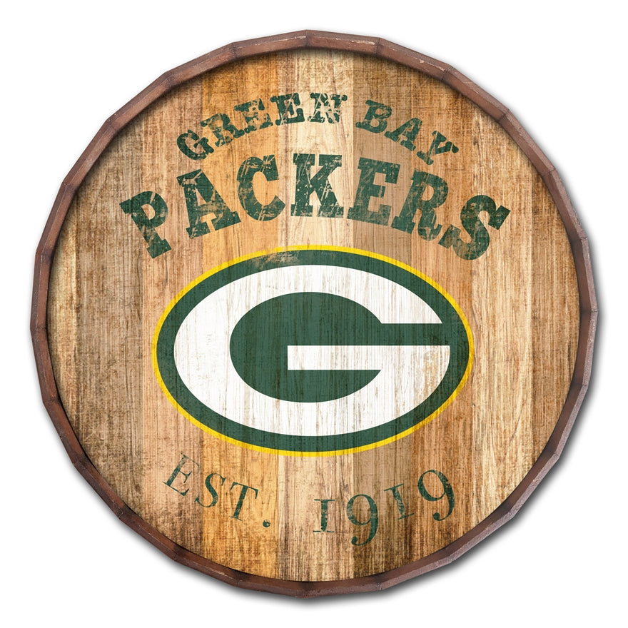 Packers 24'' Established Date Barrel Top Pro Football Hall of Fame
