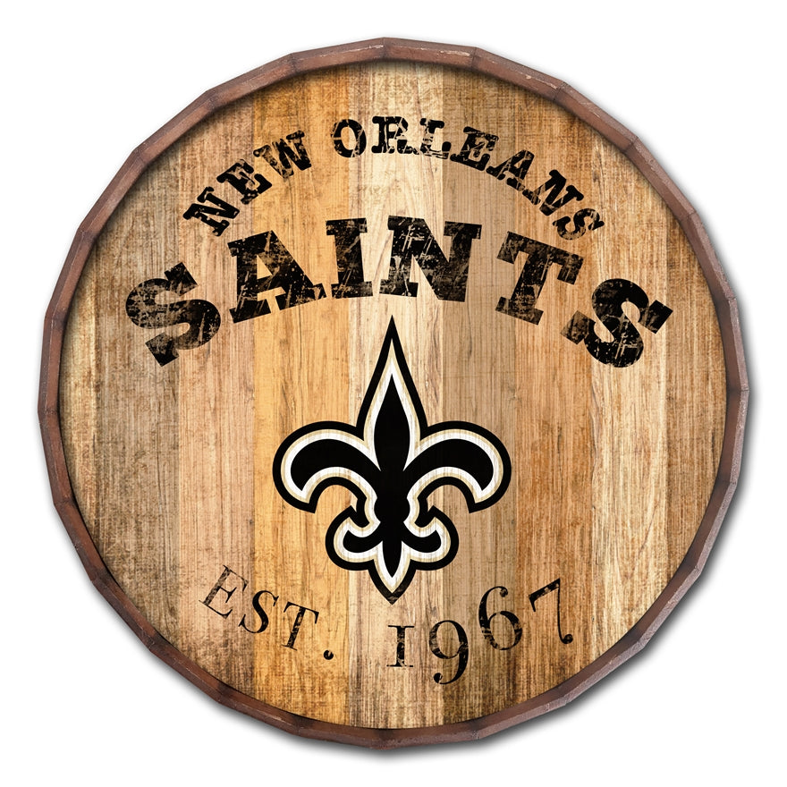 Saints 24'' Established Date Barrel Top Pro Football Hall of Fame