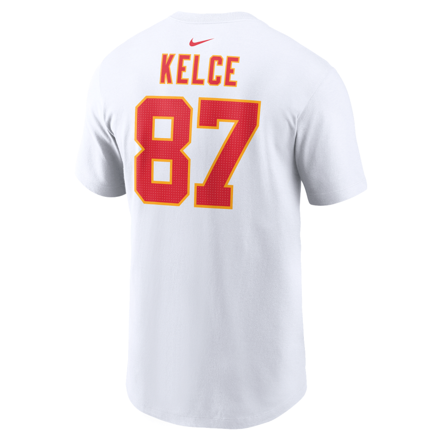 Chiefs Travis Kelce Super Bowl LVIII (58) Name and Number T-Shirt