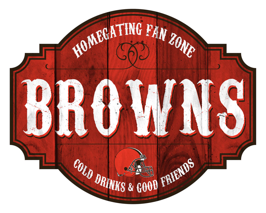 Browns 24" Homegating Tavern Sign Pro Football Hall of Fame