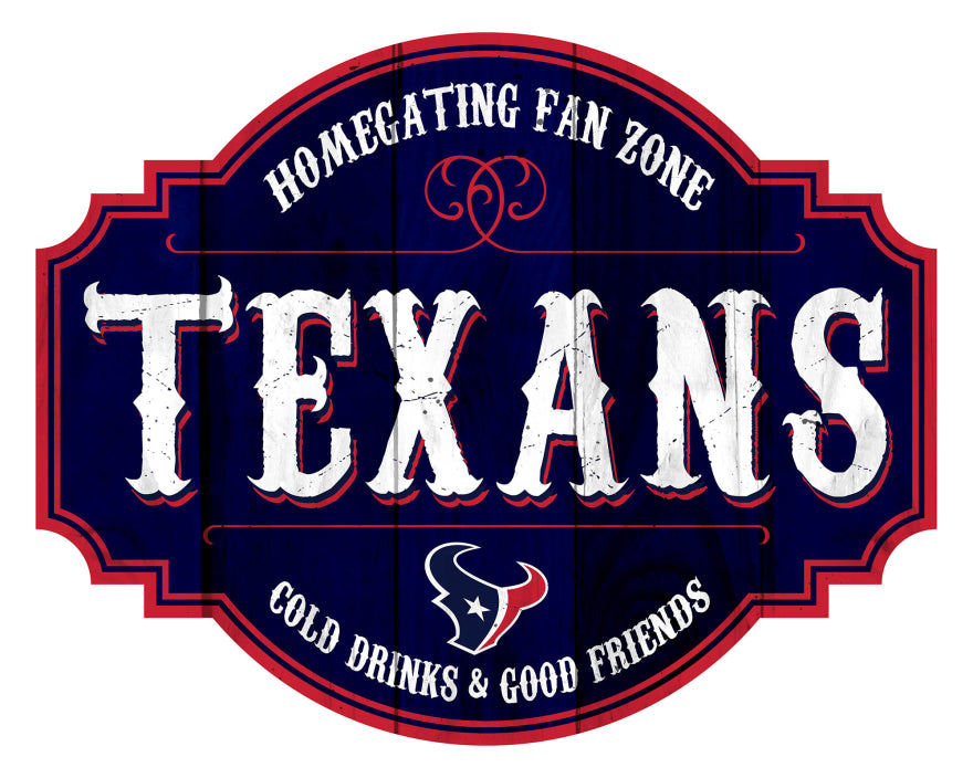 Texans 24" Homegating Tavern Sign Pro Football Hall of Fame