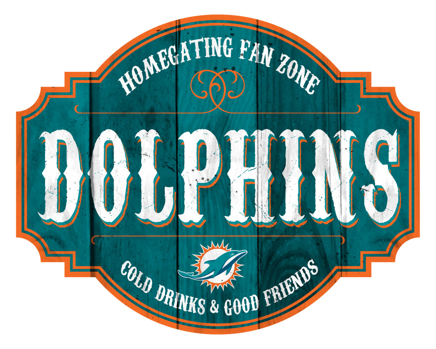Dolphins 24" Homegating Tavern Sign Pro Football Hall of Fame