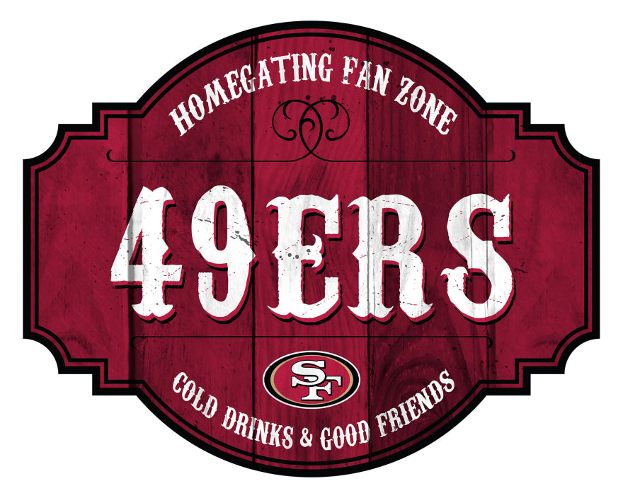 49ers 24" Homegating Tavern Sign Pro Football Hall of Fame