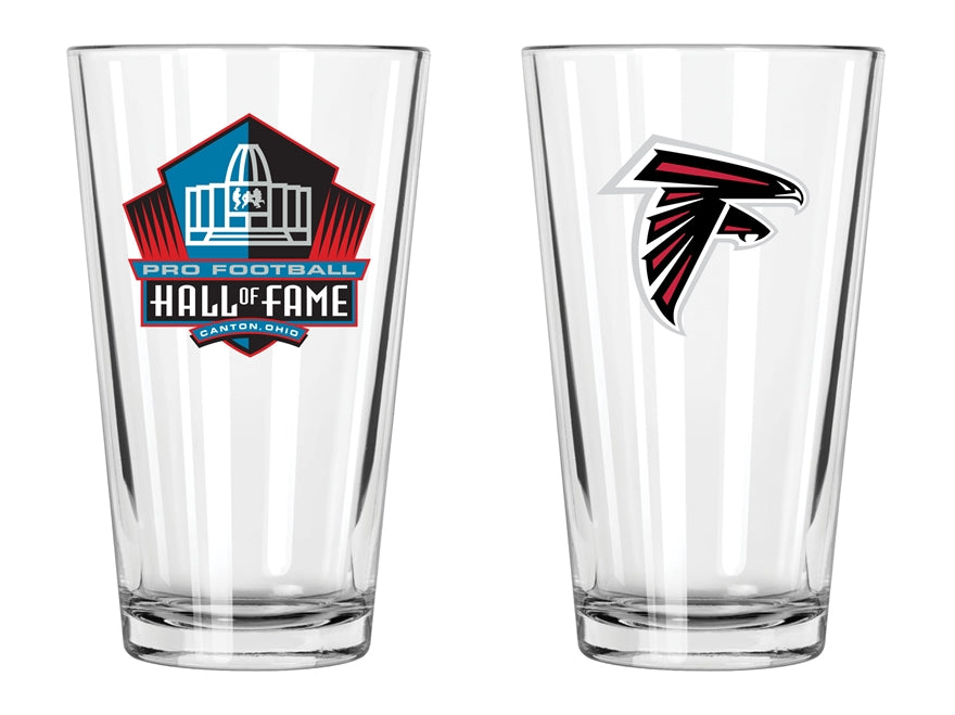 Falcons Hall of Fame Pint Glass Pro Football Hall of Fame