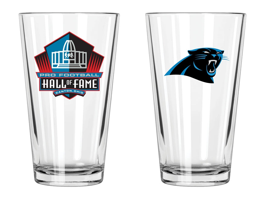 Panthers Hall of Fame Pint Glass Pro Football Hall of Fame