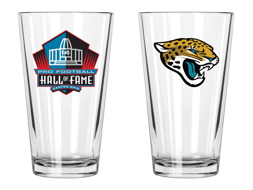 Jaguars Hall of Fame Pint Glass Pro Football Hall of Fame