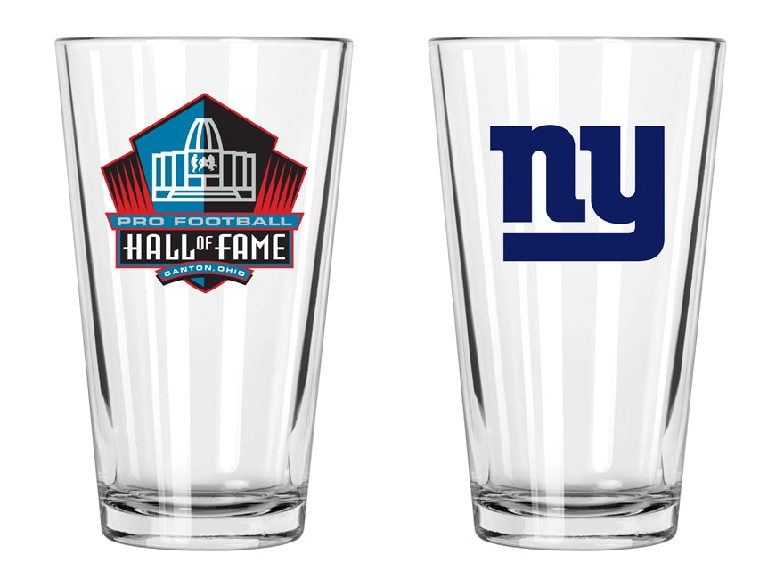 Giants Hall of Fame Pint Glass Pro Football Hall of Fame