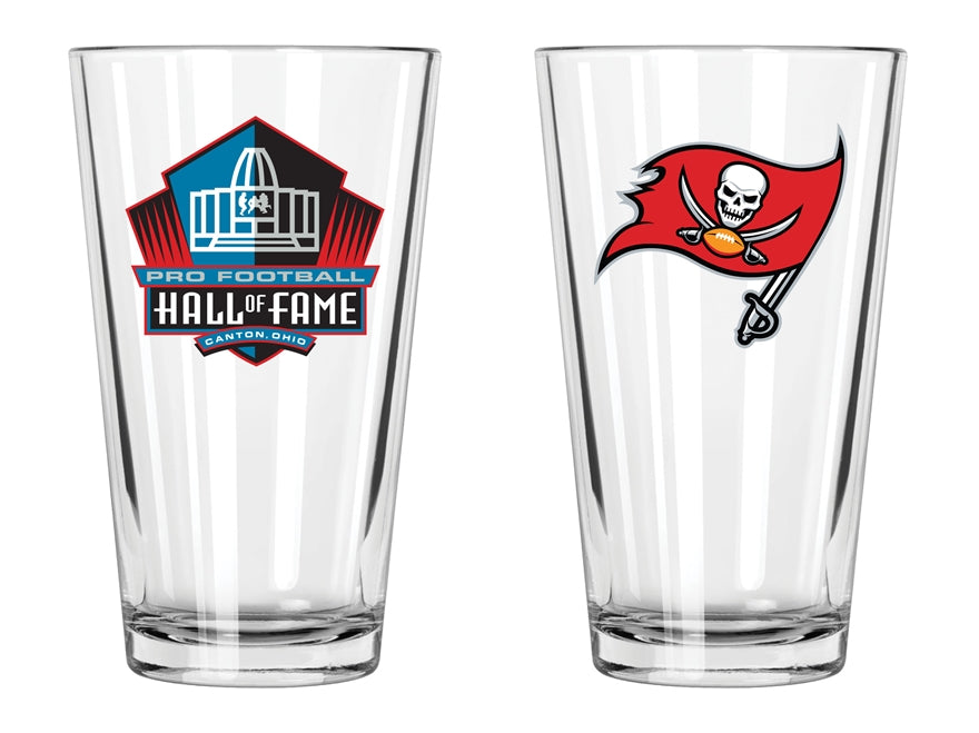 Buccaneers Hall of Fame Pint Glass Pro Football Hall of Fame
