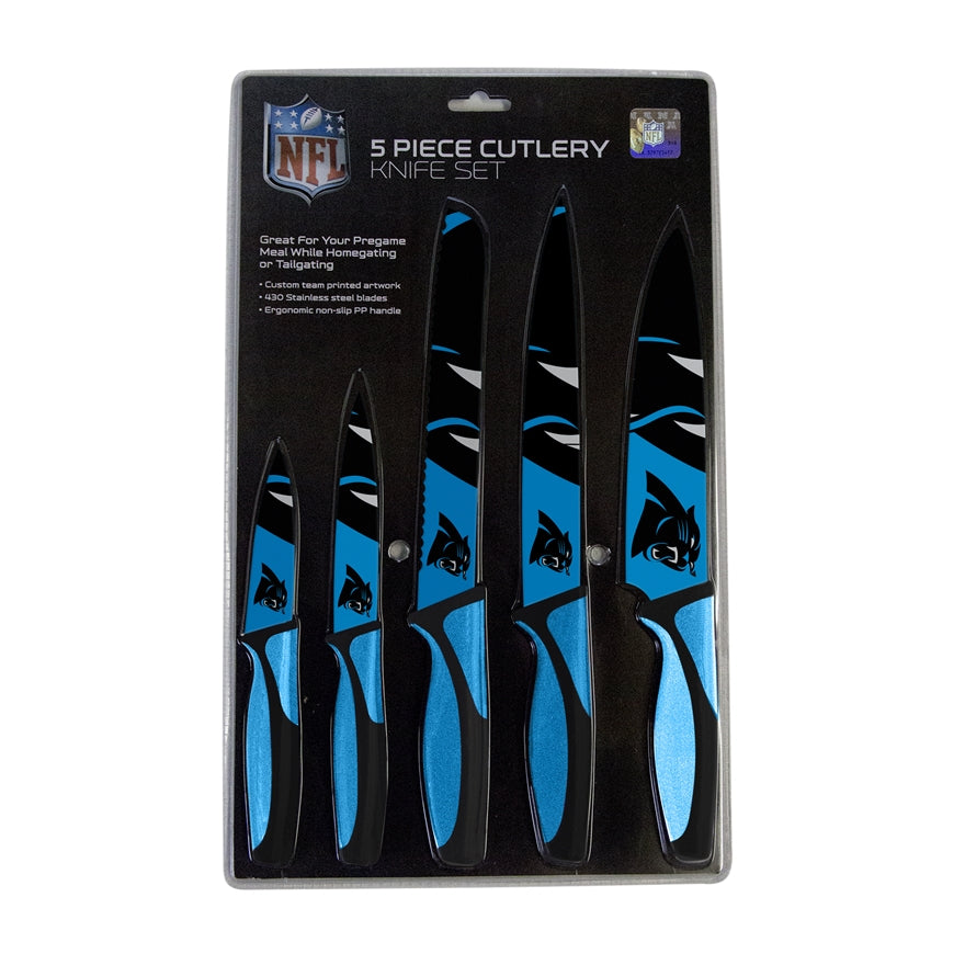 Panthers 5-Piece Stainless Steel Cutlery Knife Set