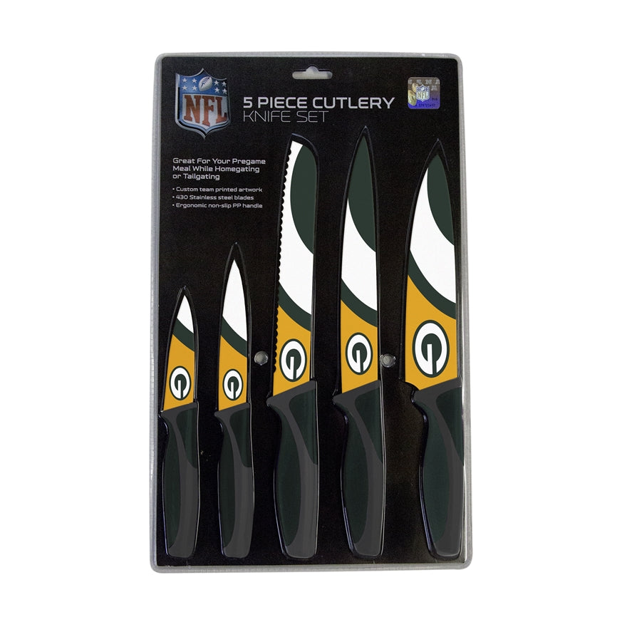 Packers 5-Piece Stainless Steel Cutlery Knife Set