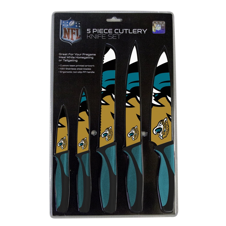 Jaguars 5-Piece Stainless Steel Cutlery Knife Set