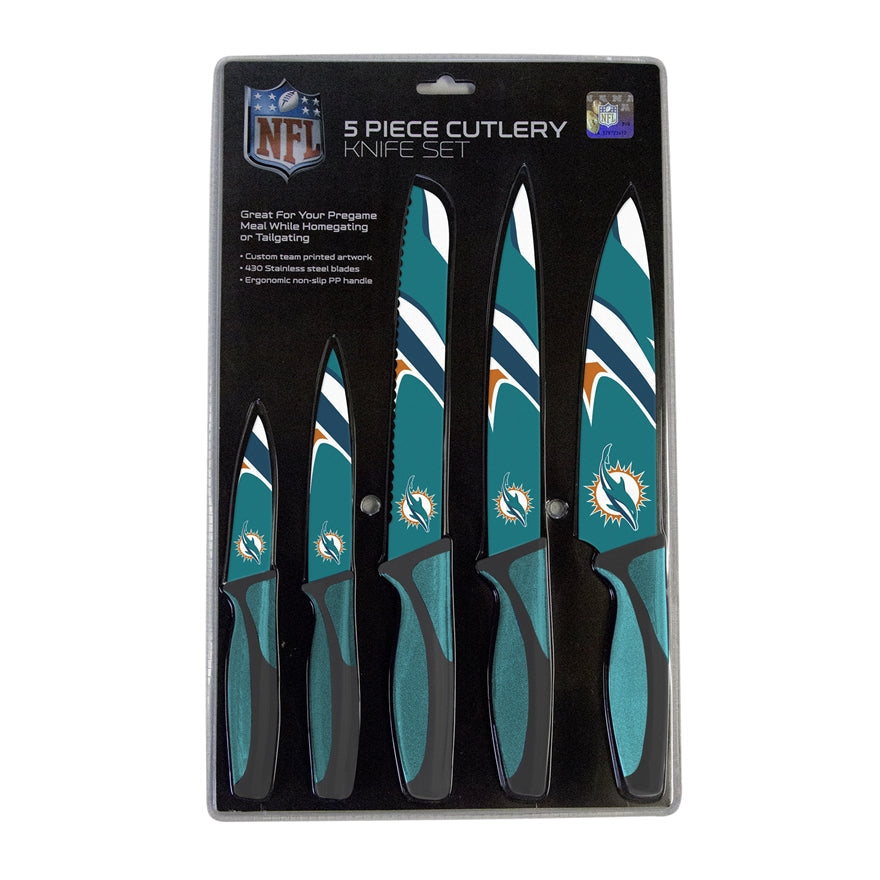 Dolphins 5-Piece Stainless Steel Cutlery Knife Set