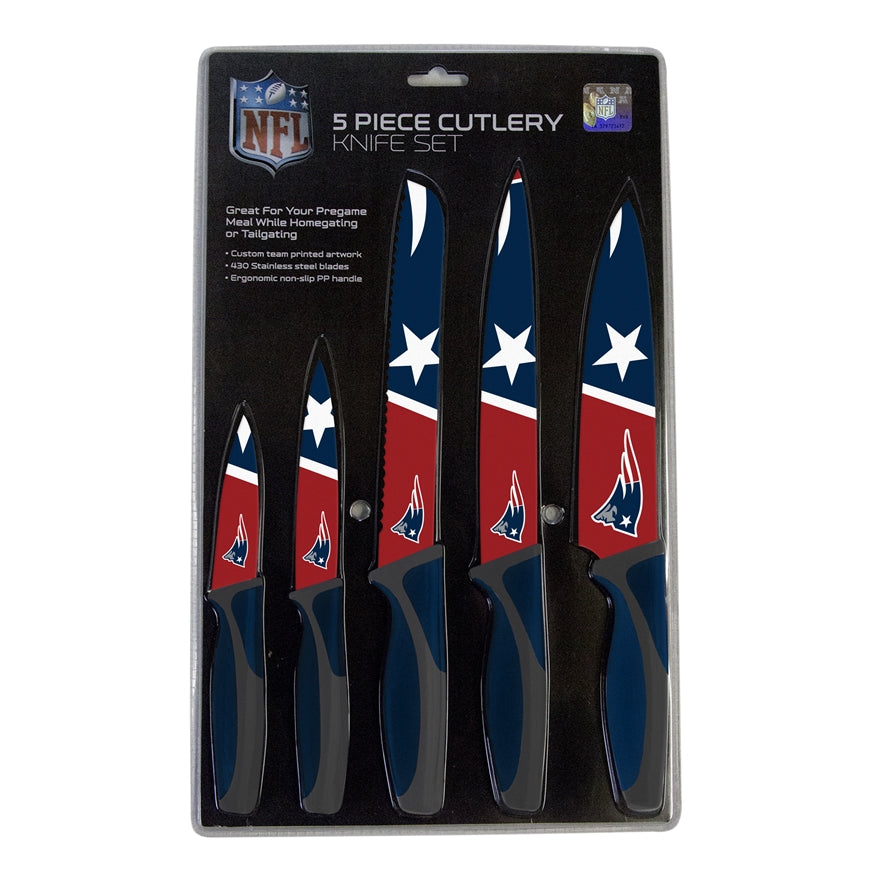Patriots 5-Piece Stainless Steel Cutlery Knife Set