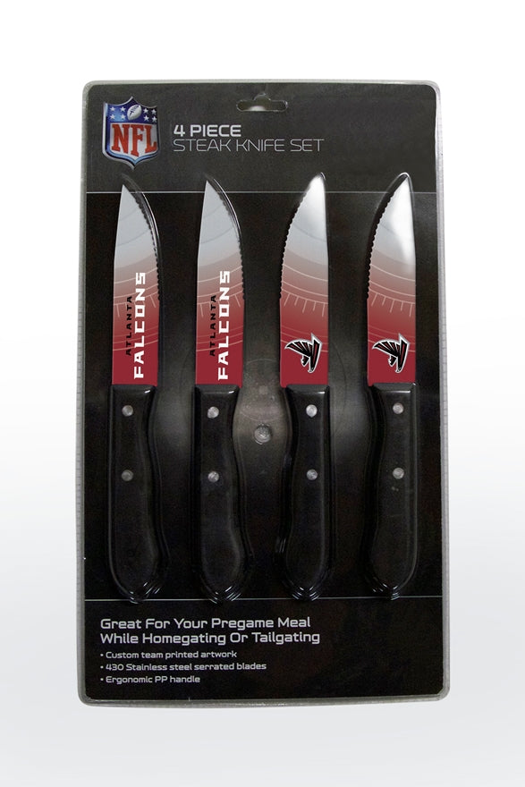 Falcons 4-Piece Stainless Steel Steak Knife Set