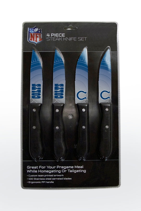 Colts 4-Piece Stainless Steel Steak Knife Set