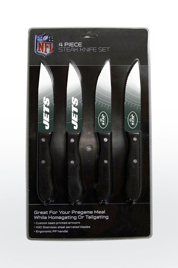 Jets 4-Piece Stainless Steel Steak Knife Set