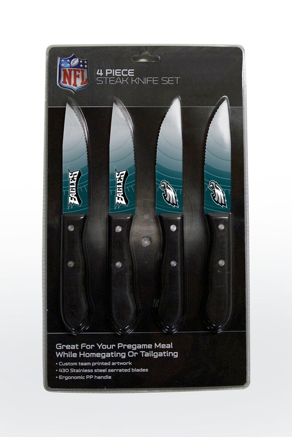 Eagles 4-Piece Stainless Steel Steak Knife Set