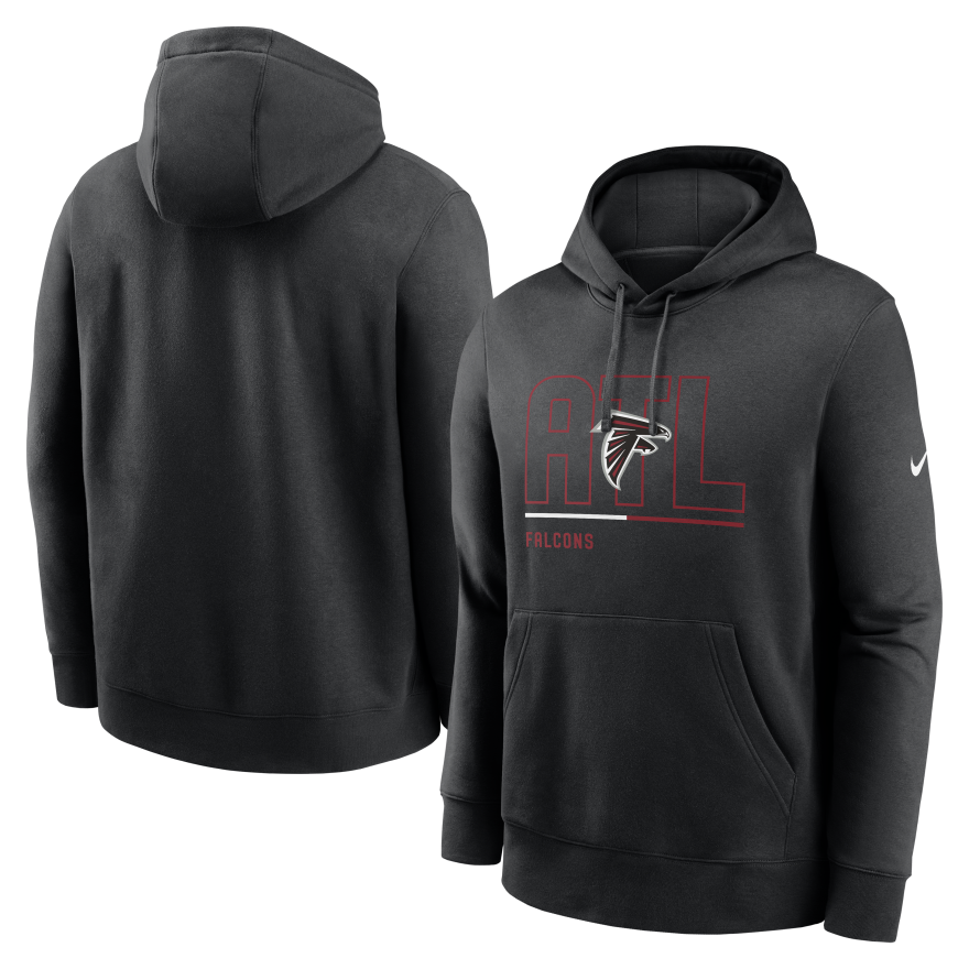 Falcons Nike City Code Club Fleece Pullover Sweatshirt