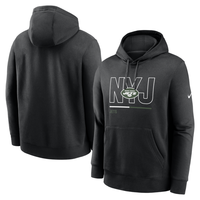 Jets Nike City Code Club Fleece Pullover Sweatshirt