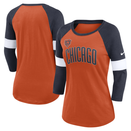 Bears Nike Women's Slub Raglan Long Sleeve T-Shirt
