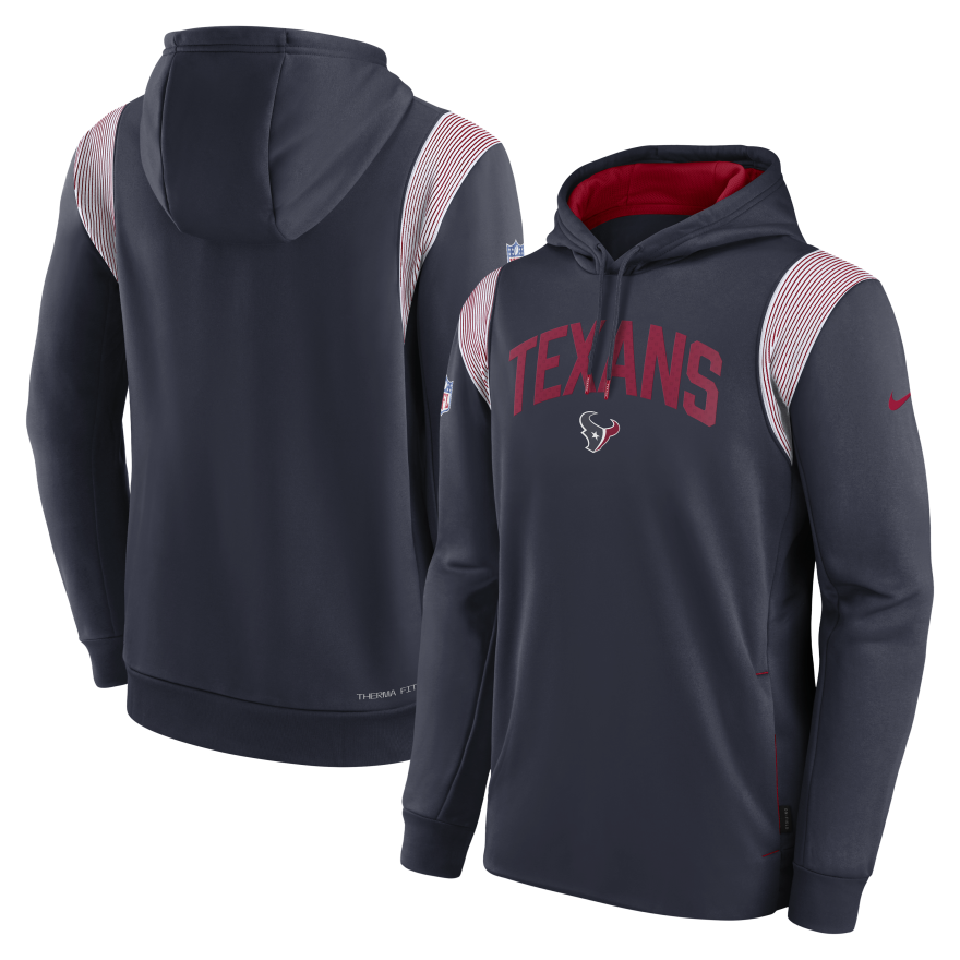 Texans Sideline Nike Thermaflex PO Fleece Hoodie