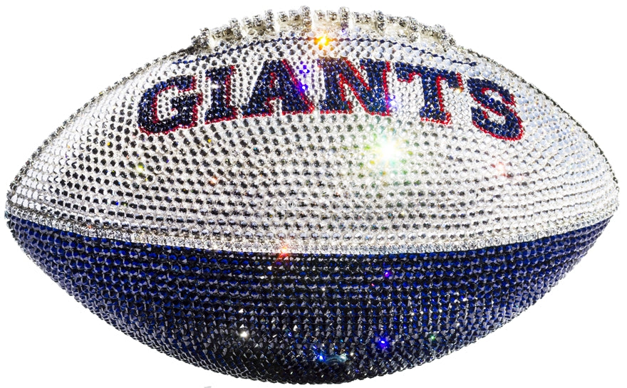 Giants Swarovski Crystal Full Size Football