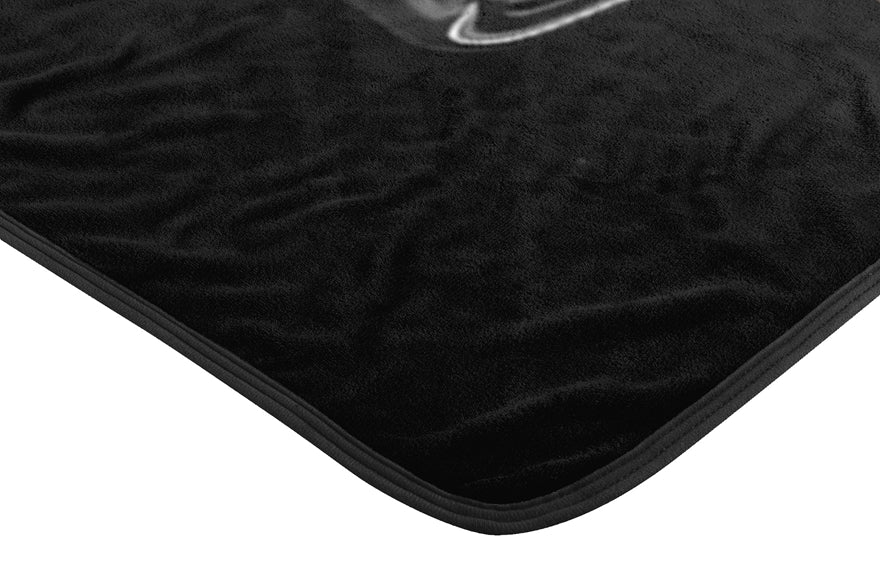 Saints 46" x 60" 40-Yard Dash Micro Raschel Blanket