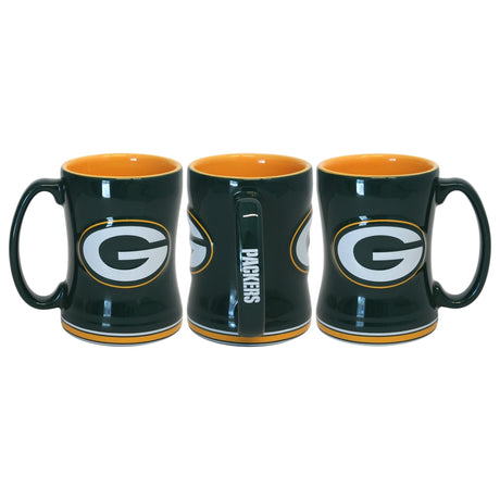 Packers 14oz Relief Sculpted Mug