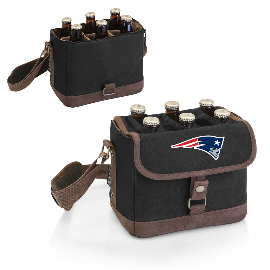 Patriots Beer Caddy Cooler Tote with Opener by Picnic Time