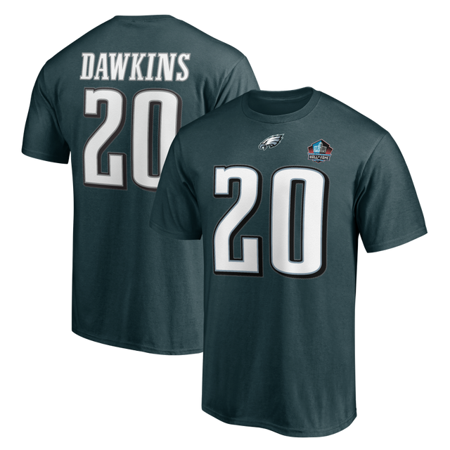Eagles Brian Dawkins Hall of Fame Name and Number T-Shirt