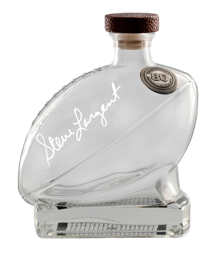 Steve Largent Canton Distillery Football Decanter Pro Football Hall of Fame
