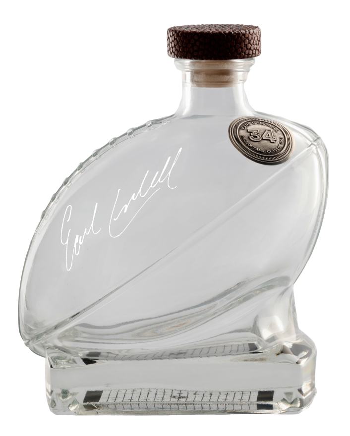 Earl Campbell Canton Distillery Football Decanter Pro Football Hall of Fame