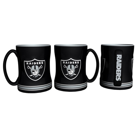 Raiders 14oz Relief Sculpted Mug